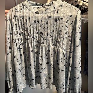 Ann Taylor Mock Neck Blouse